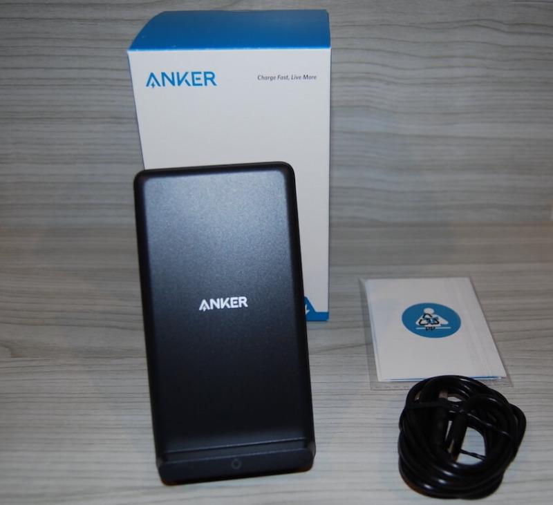 Anker PowerWave 10 Stand ワイヤレス充電器 Qi認証 iPhone 14シリーズ 13シリーズ Galaxy 各種対応  最大10W出力 アンカー